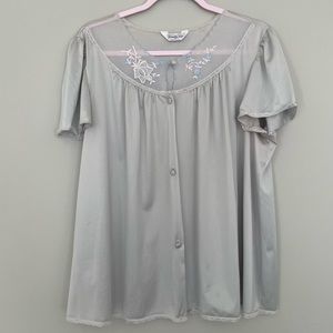 Vintage 70s Vanity Fair Nightgown Sleep Shirt